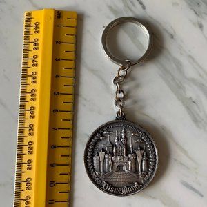 vintage disneyland medallion keychain